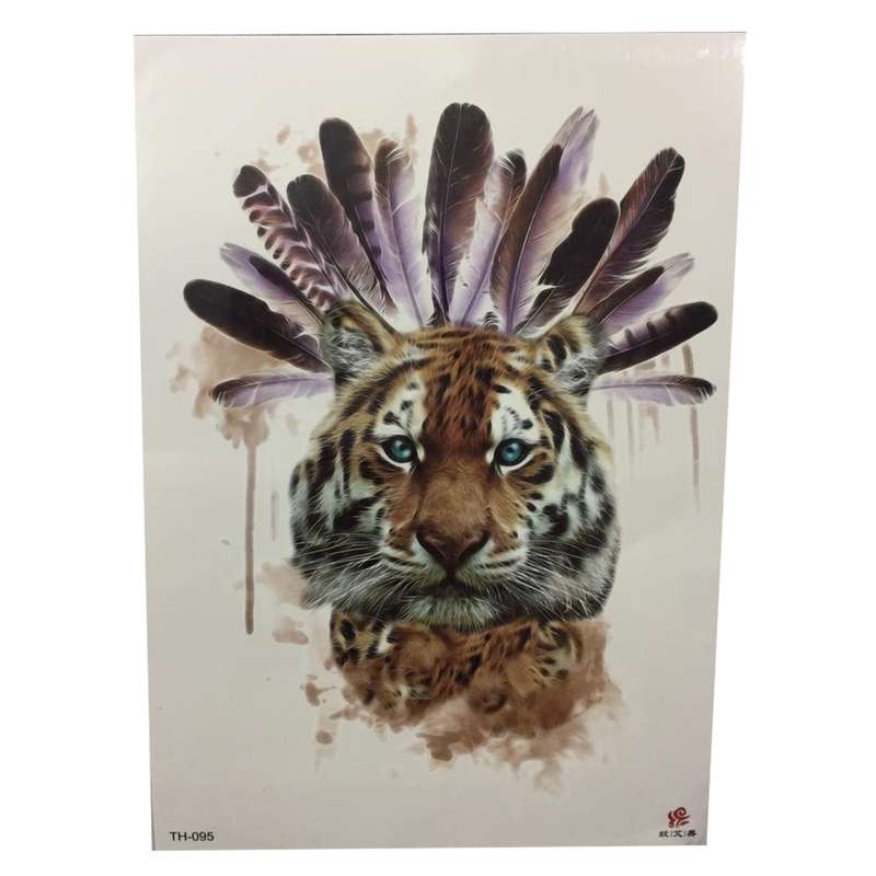 تتو موقت طرح پلنگ 3 بعدی کد 211