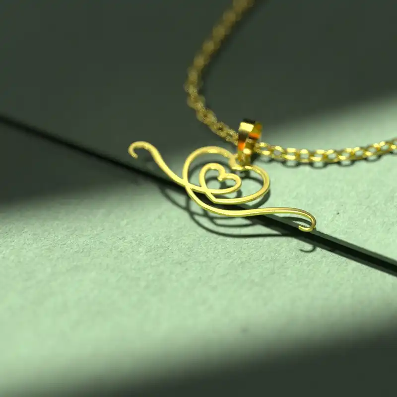 گردنبند طلا 18 عیار زنانه مدوپد مدل گل کد CA10914