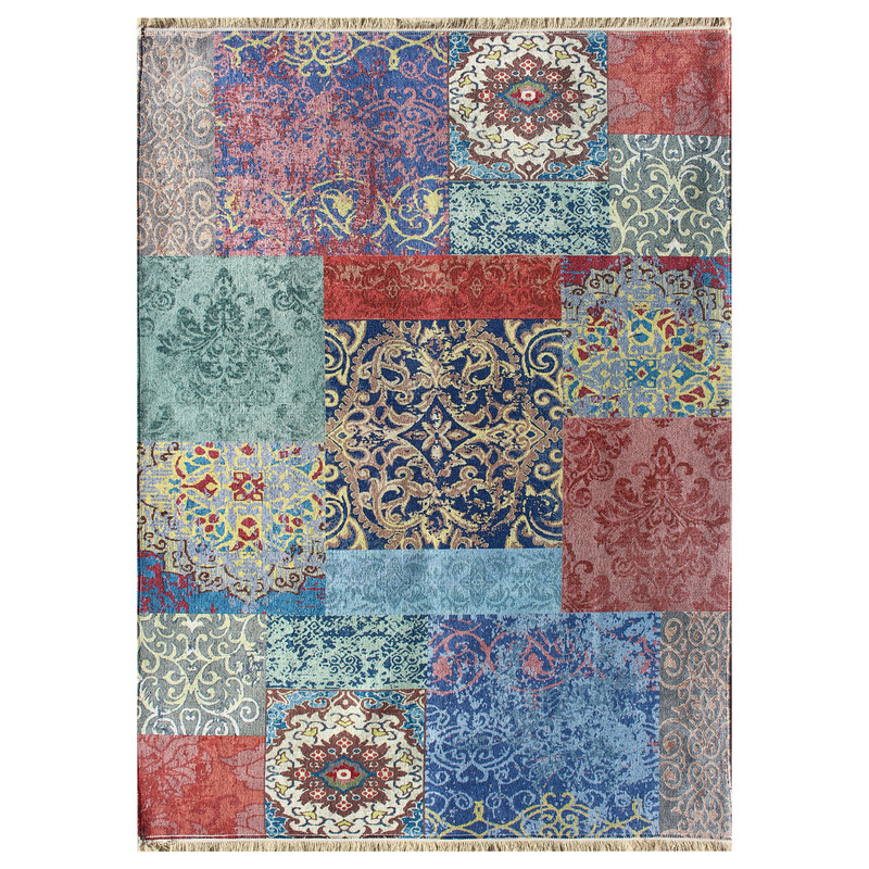 فرش ماشینی دو رو نیروانا مدل Colorful