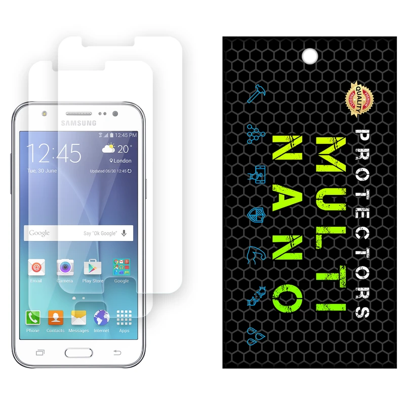 محافظ صفحه نمایش شفاف مولتی نانو مدل X-S2N مناسب برای گوشی موبایل سامسونگ Galaxy J5 بسته دو عددی