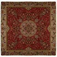 رومیزی ترمه نگین خاتم یزد طرح افشاری کد ZRSH