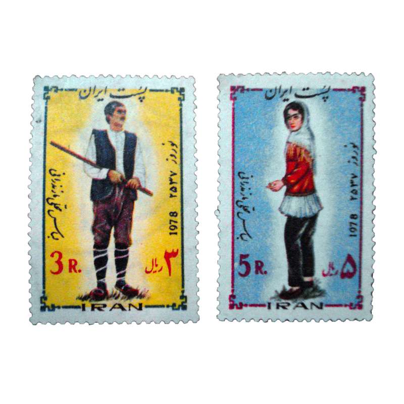 تمبر یادگاری مدل نوروز سال 1357 کد IR5209 مجموعه 2 عددی تمبر یادگاری مدل نوروز سال 1357 کد IR5209 مجموعه 2 عددی