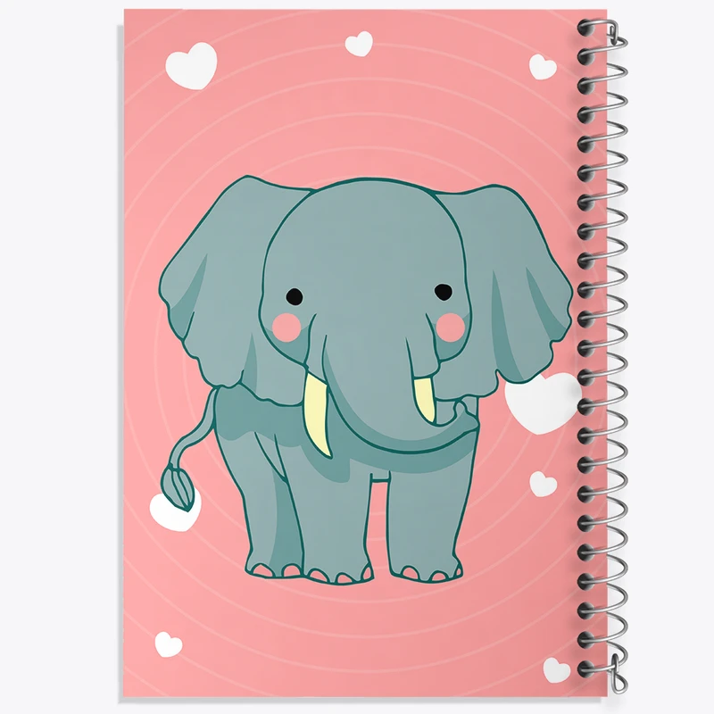 دفتر نقاشی 50 برگ خندالو طرح فیل کد N1541