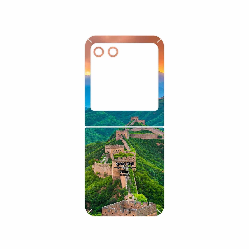 برچسب پوششی ماهوت مدل China Grand Wall مناسب برای گوشی موبایل موتورولا Razr 40 Ultra