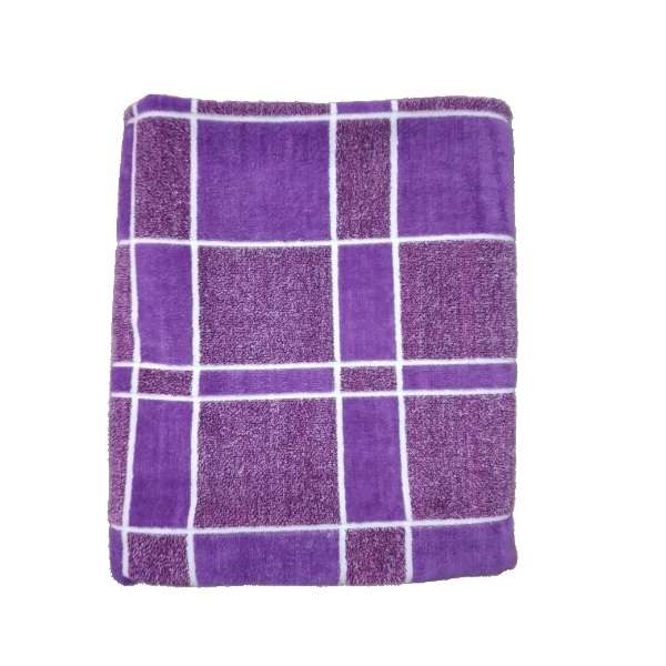 حوله حمام گلزار مدل نخ رنگی سایز 150x100 سانتی متر