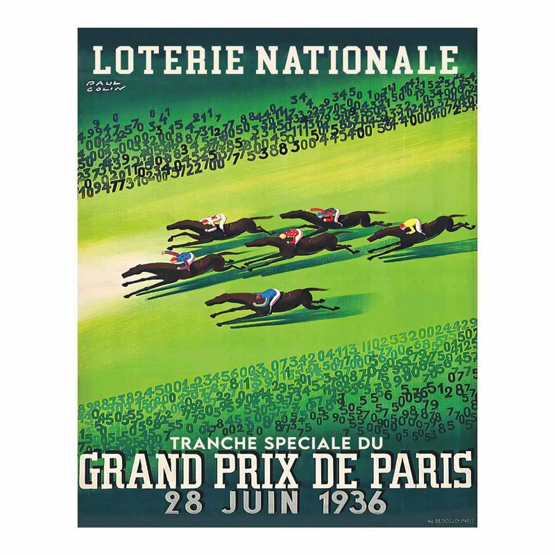 پوستر مدل   مسابقه اسب‌ها 