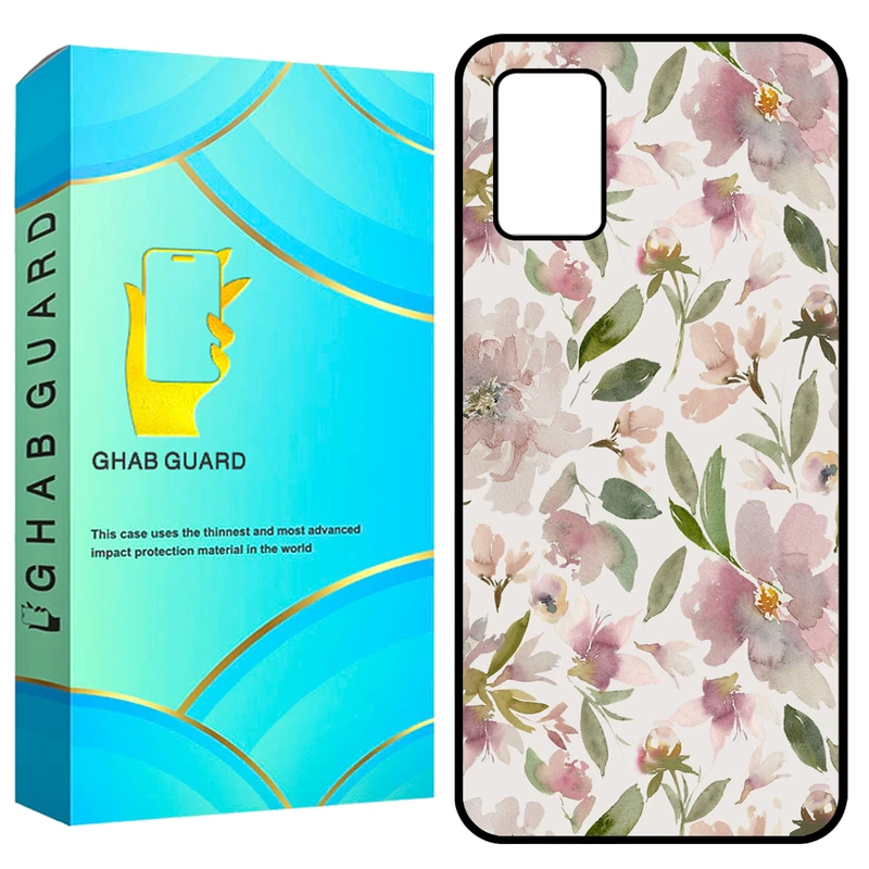 کاور قاب گارد طرح گل مدل GCHPA03S مناسب برای گوشی موبایل سامسونگ Galaxy A02s / M02s / A03s 