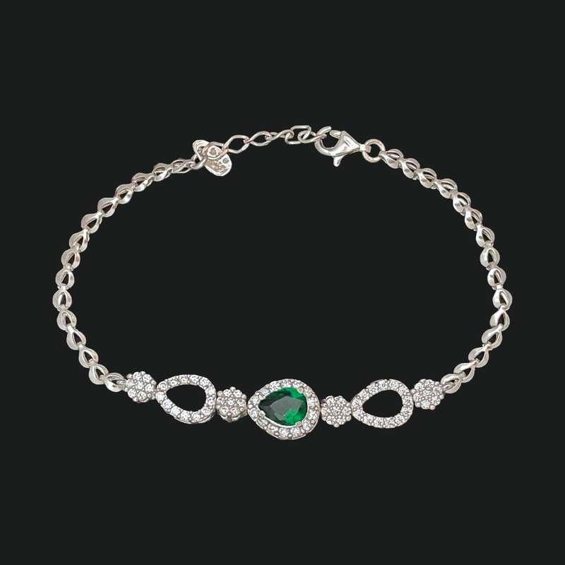 دستبند نقره زنانه مدل 30512 دستبند نقره زنانه مدل 30512