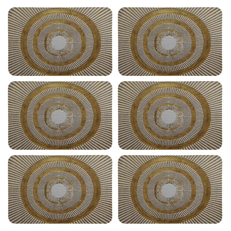 زیربشقابی طرح کلاسیک کد 8817 بسته 6 عددی