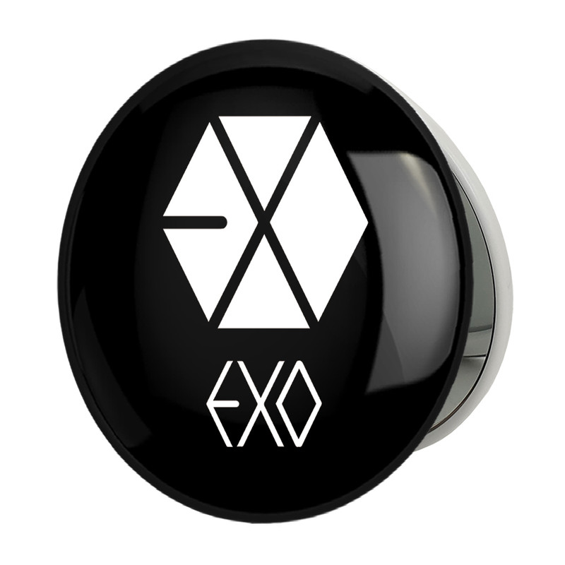 آینه جیبی خندالو طرح گروه اکسو EXO مدل تاشو کد 13646 