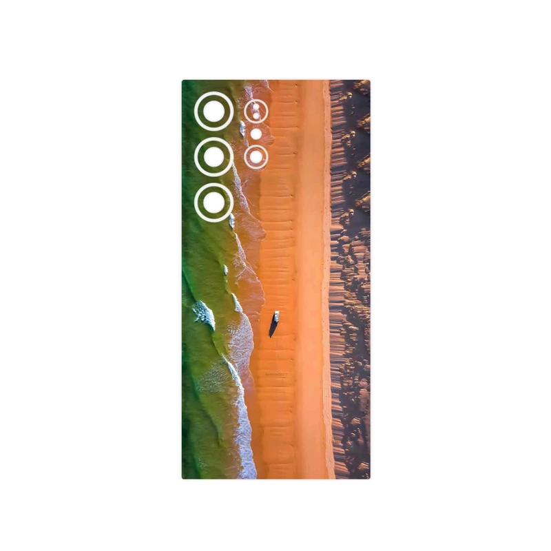برچسب پوششی ماهوت مدل Beach and Green Sea مناسب برای گوشی موبایل سامسونگ Galaxy S24 Ultra