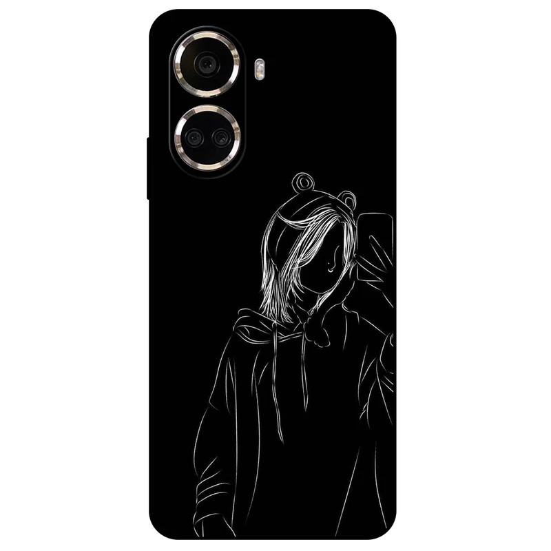 کاور مگافون طرح دخترانه مدل 1841 مناسب برای گوشی موبایل هوآوی Nova 10SE 