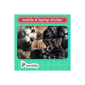 استیکر بامبیلیپ مدل کارت عابر طرح گربه های سه بعدی کد 9620488