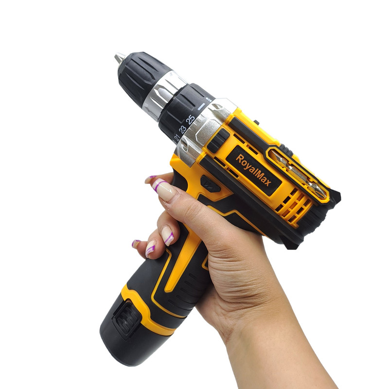 دریل پیچ گوشتی شارژی صنعتی رویال مکس مدل DW18V