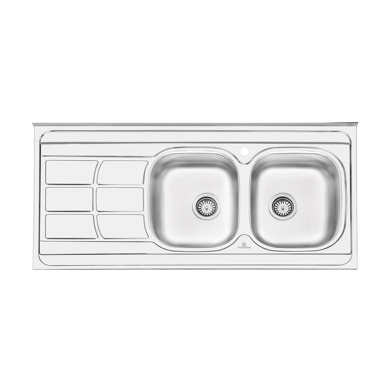 سینک ظرفشویی پرنیان استیل مدل PS2109 روکار