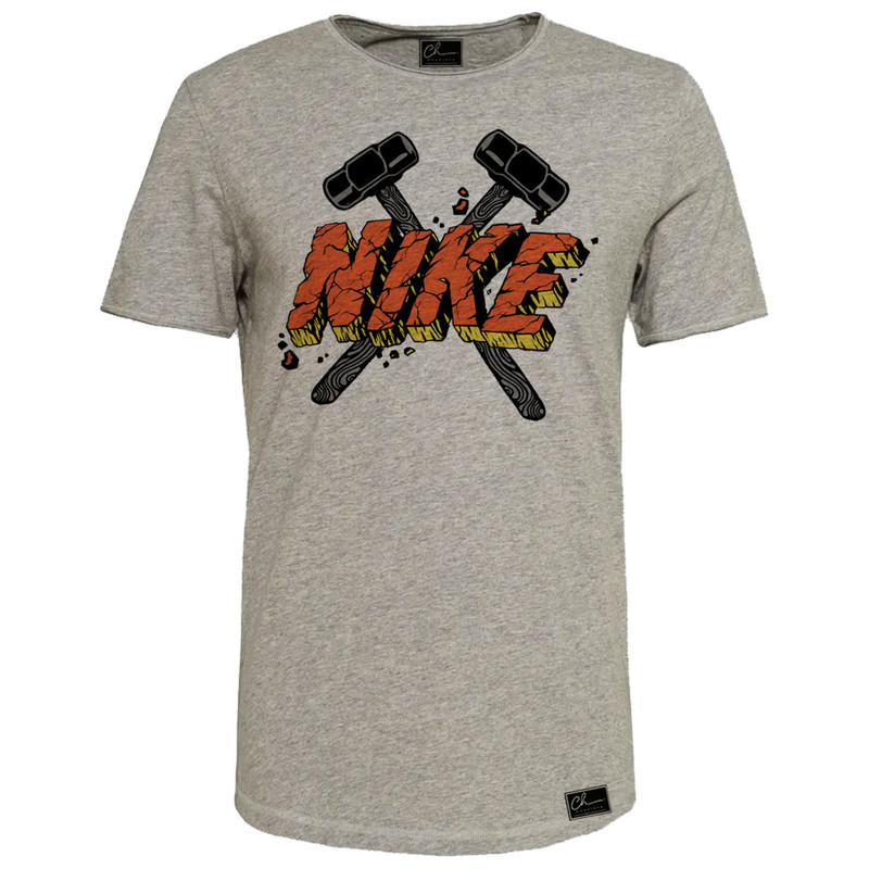 تیشرت آستین کوتاه مردانه کد M206 رنگ طوسی