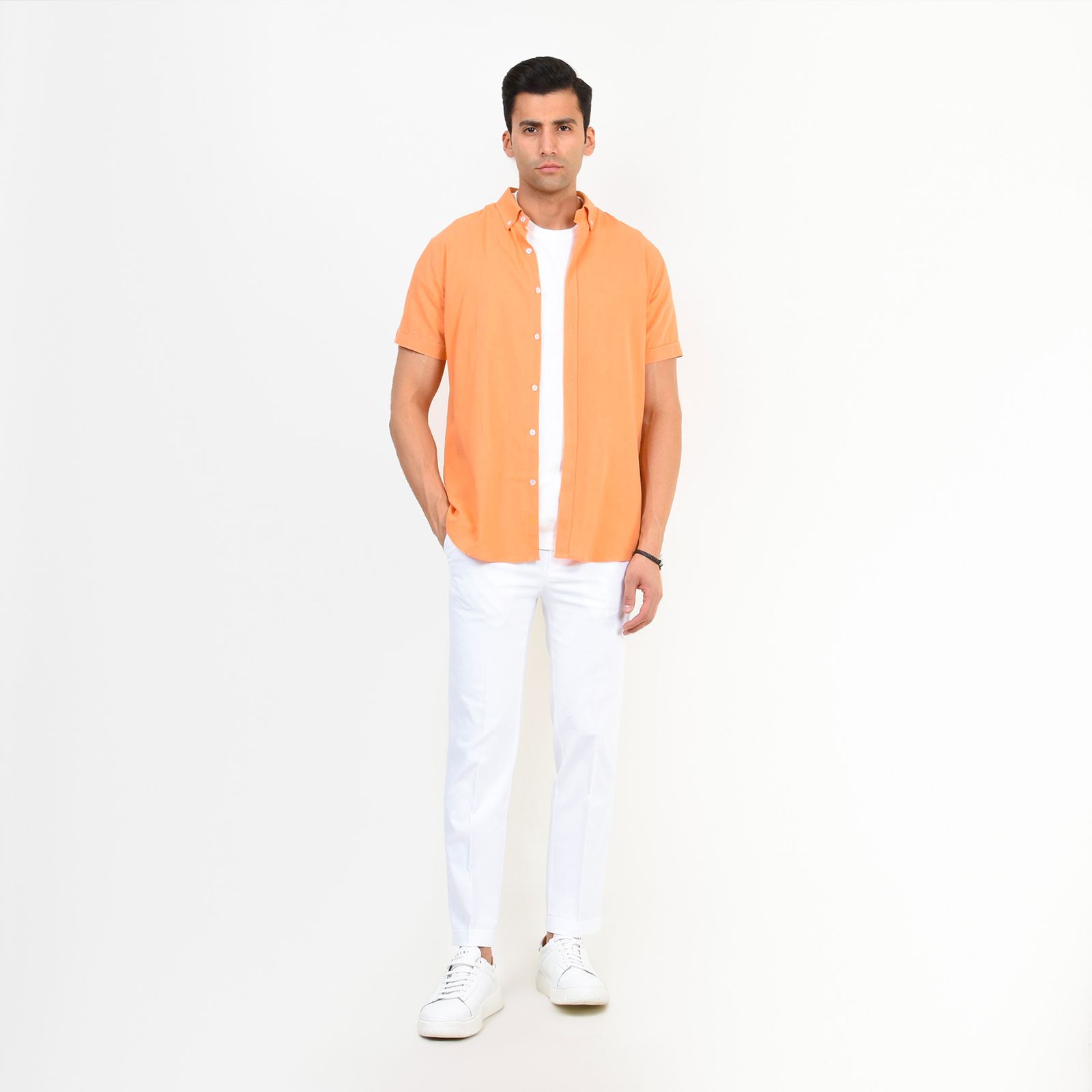 پیراهن آستین کوتاه مردانه هوکانی مدل 1052210 - - 2