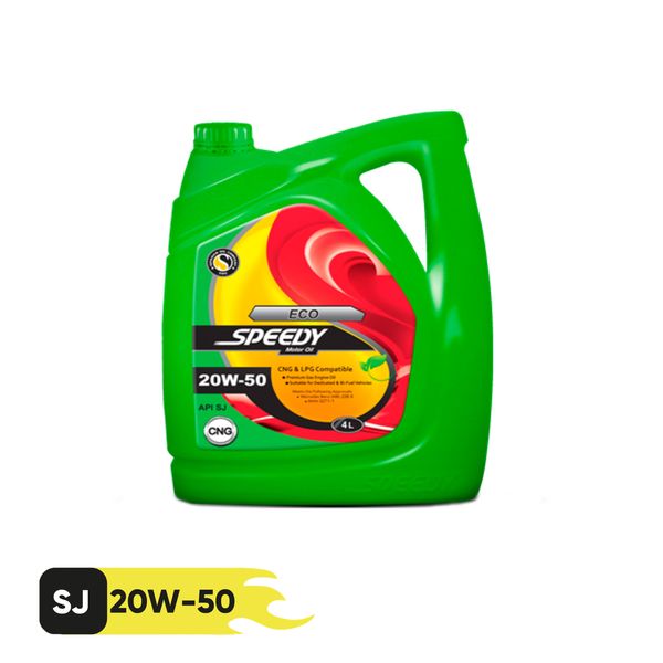 روغن موتور اسپیدی مدل اکو 20w-50 SJ ECO CNG حجم 4 لیتر