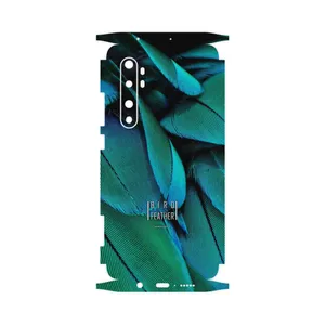 MAHOOT Green Feather-FullSkin Cover Sticker for Xiaomi Mi Note 10 Lite