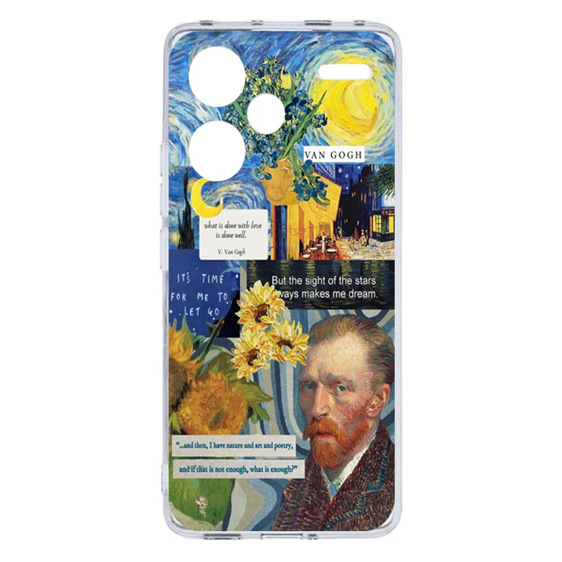 کاور طرح Van Gogh مناسب برای گوشی موبایل شیائومی Redmi Note 13 Pro Plus