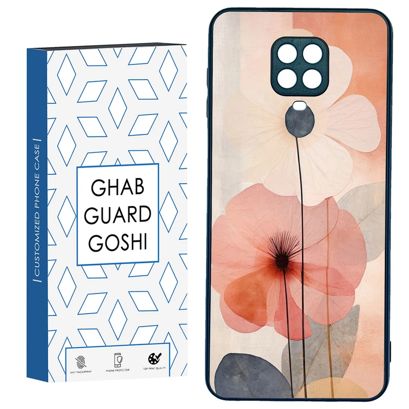 کاور قاب گارد گوشی طرح گل کد TPU-165 مناسب برای گوشی موبایل شیائومی Redmi Note 9 pro / Note 9s