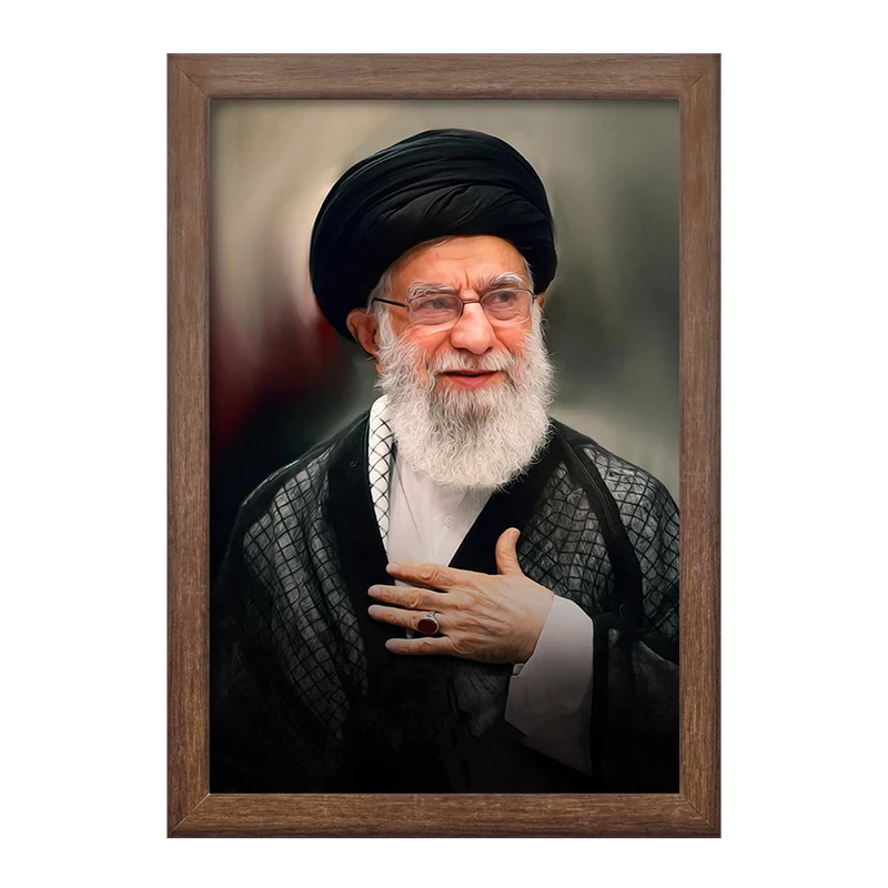 تابلو خندالو طرح تصویر رهبر  کد 12623