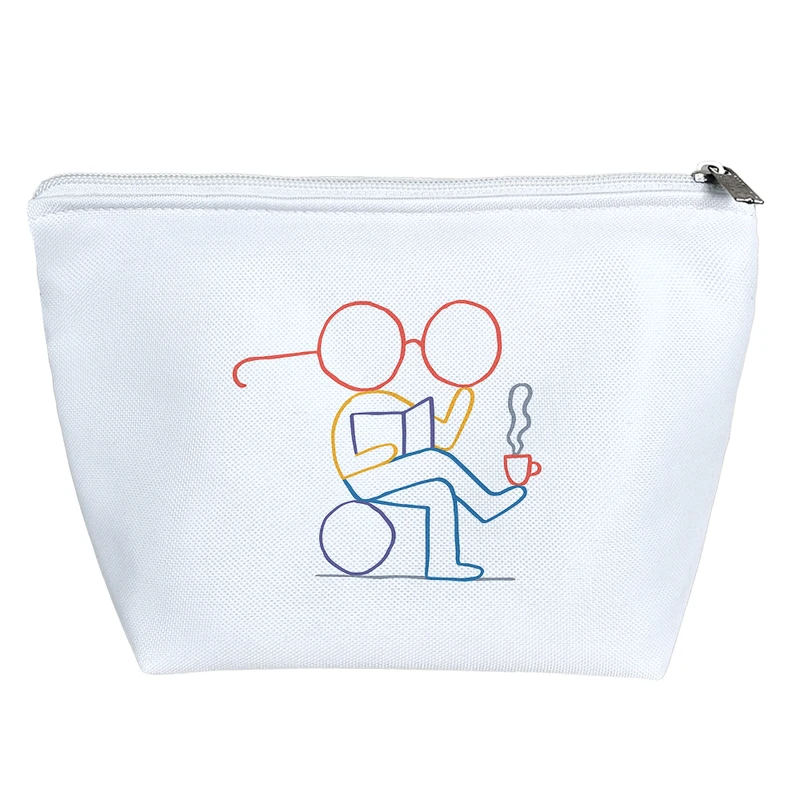 کیف لوازم آرایش دخترانه خندالو مدل Book Lover کد H1546