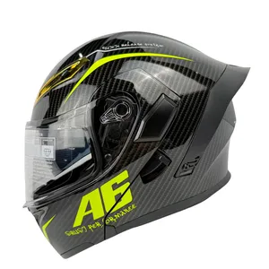 کلاه کاسکت  فک متحرک کایک مدل 772 طرح carbon fashion A6