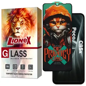 Lionex CATPRVL Privacy Screen Protector Suitable For Xiaomi Poco C85x