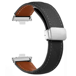 بند اسپریگ مدل Leather Magnet Special مناسب برای ساعت هوشمند شیائومی Redmi watch 5