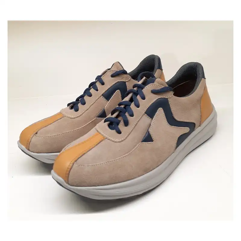 کفش طبی زنانه سرزمین چرم کد 1444 رنگ کرم