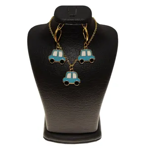 نیم ست دخترانه مدل ماشین