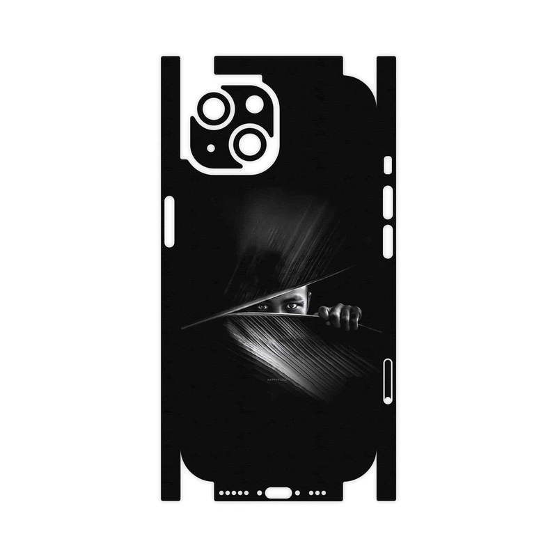 برچسب پوششی ماهوت مدل Black Portrait-FullSkin مناسب برای گوشی موبایل اپل iPhone 15