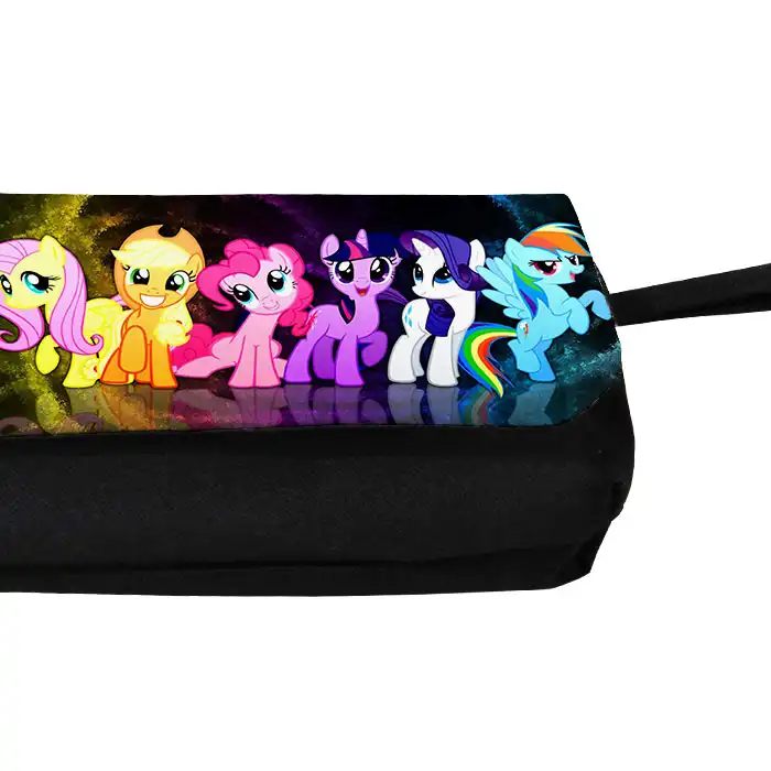 جامدادی طرح پونی کوچولو مدل دو زیپ کد 86