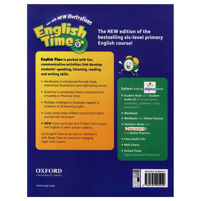کتاب English Time 4 اثر Susan River & Setsoko Toyama انتشارات اکسفورد کتاب English Time 4 اثر Susan River & Setsoko Toyama انتشارات اکسفورد
