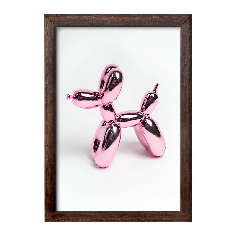 تابلو خندالو طرح بادکنک سگ کد F3858