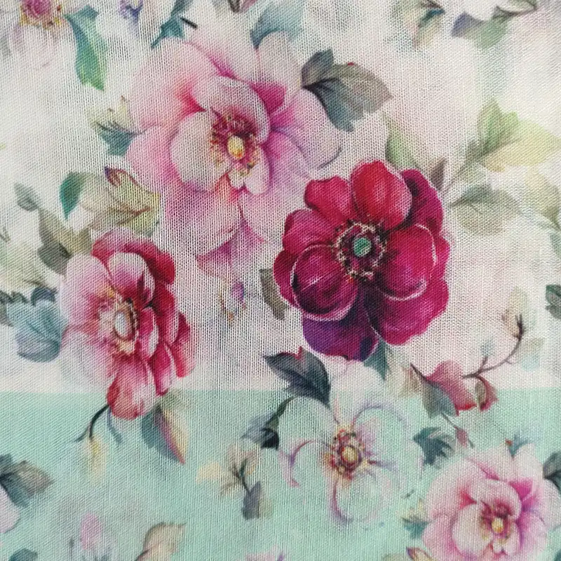 روسری زنانه مدل گلدار کد 1021