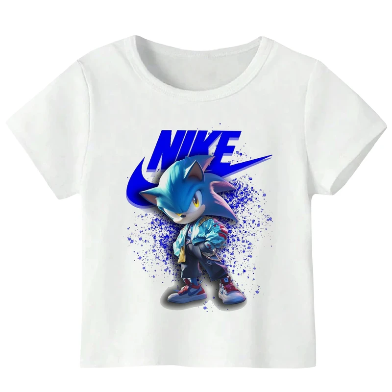 تی‌شرت آستین کوتاه پسرانه مدل سونیک کد W412