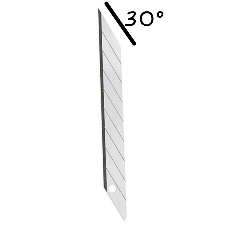تیغ کاتر مدل 30 درجه بسته 10 عددی