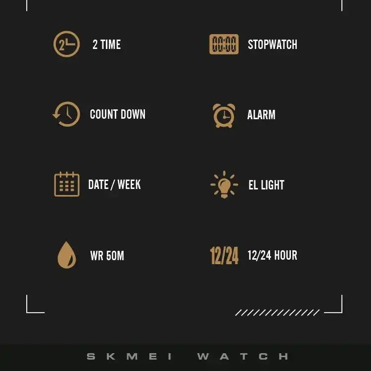 ساعت مچی دیجیتال اسکمی مدل 1988BU