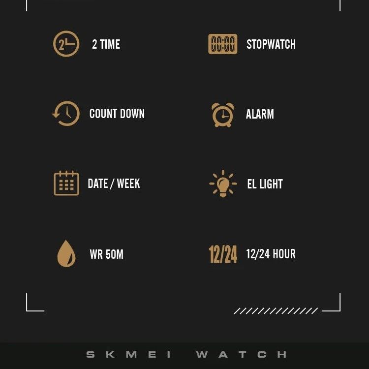 ساعت مچی دیجیتال اسکمی مدل 1988GD - - 5