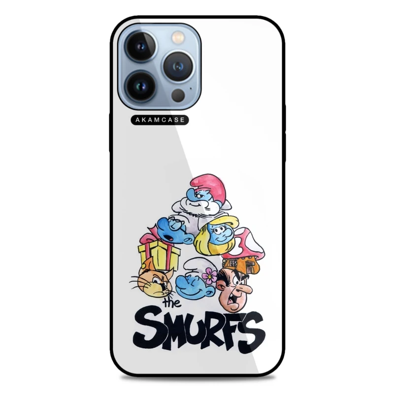 کاور آکام مدل AMC-WA13PROMAX-SMURFS-24 مناسب برای گوشی موبایل اپل iPhone 13 Pro Max
