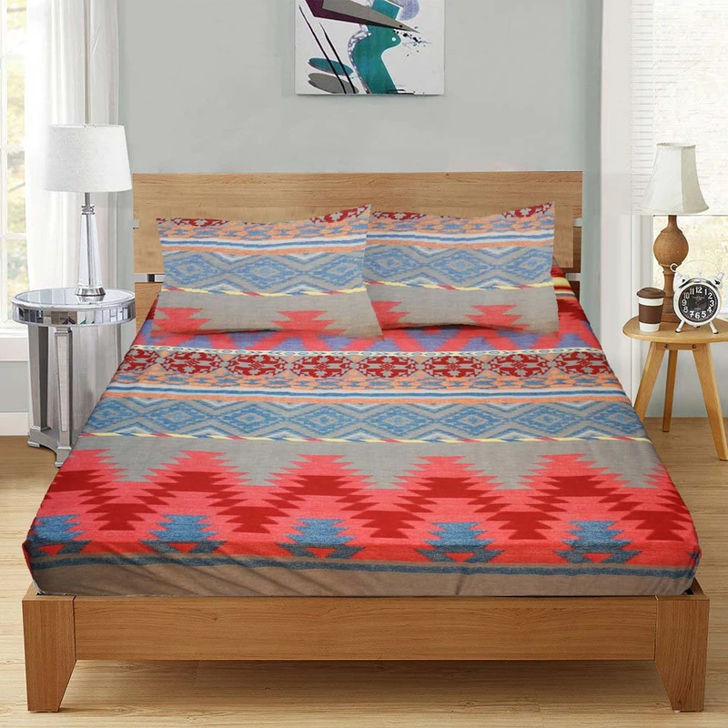 سرویس ملحفه بومرنگ مدل GelimR-180 دونفره 3 تکه