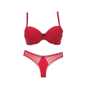 ست شورت و سوتین زنانه لورا گاردن مدل sun shine رنگ قرمز
