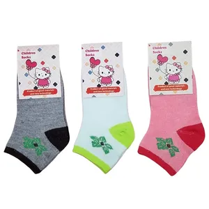 جوراب دخترانه چیلدرن ساکس مدل کیتی مجموعه 3 عددی