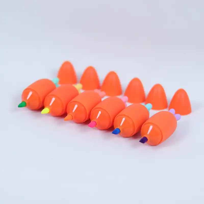 ماژیک علامت گذار طرح هویج بسته 6 عددی