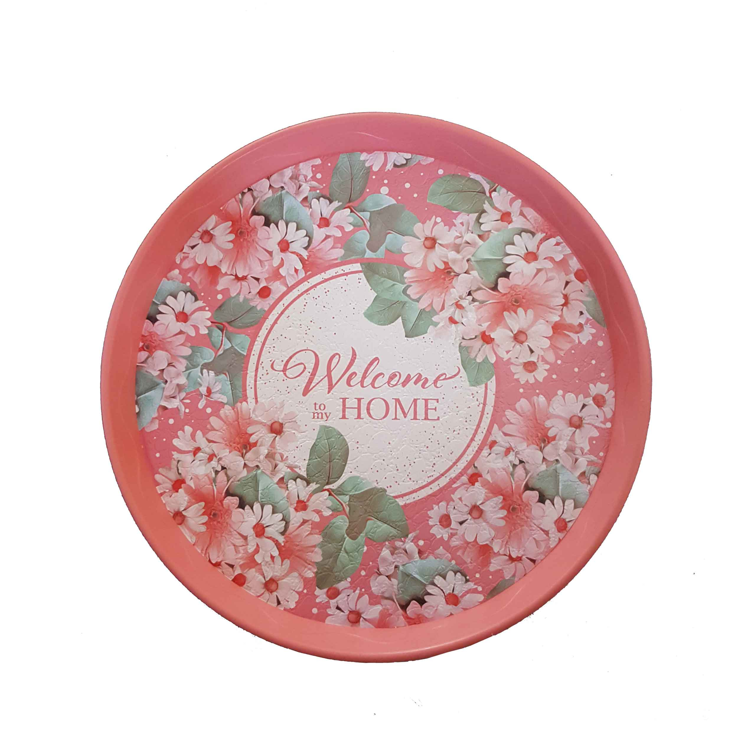 سینی طرح گل کد W10