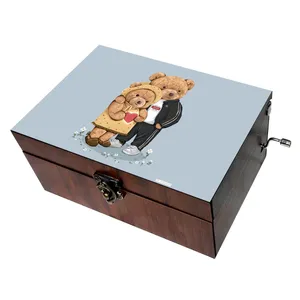 جعبه موزیکال مدل خرس کد B043   