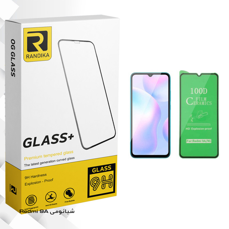 محافظ صفحه نمایش سرامیکی راندیکا مدل GLD مناسب برای گوشی موبایل Redmi 9A