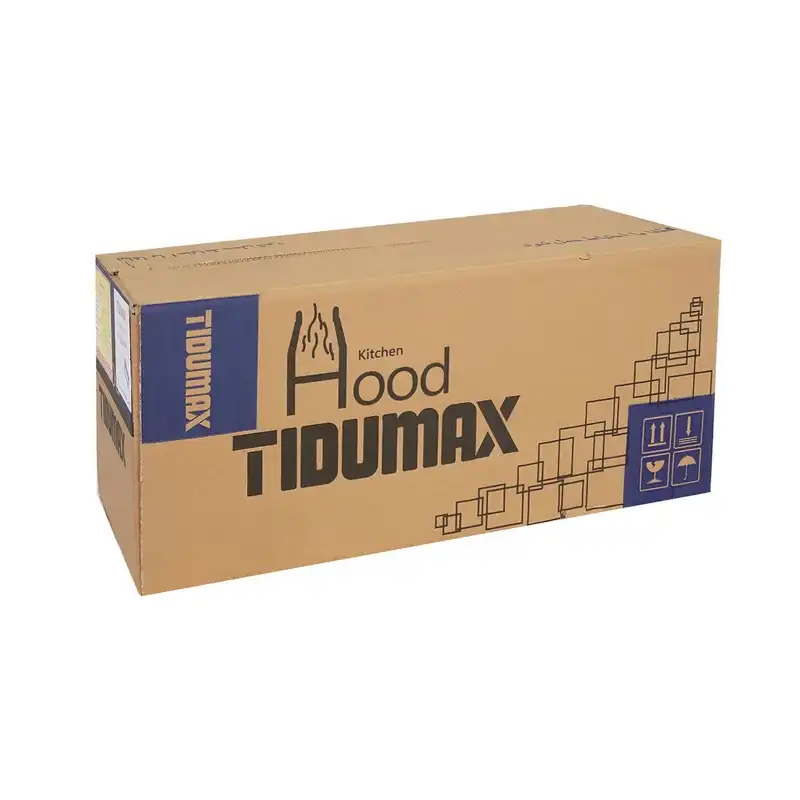 هود آشپزخانه مورب تیدومکث مدل درسا مسی سایز 90